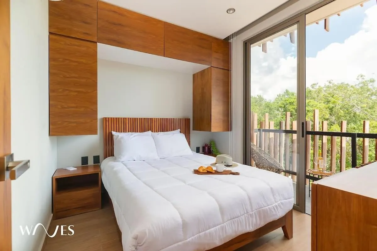 Luminous 2 Bedroom With Roof Pool Close To Hotel Zone By Waves Management Tulum