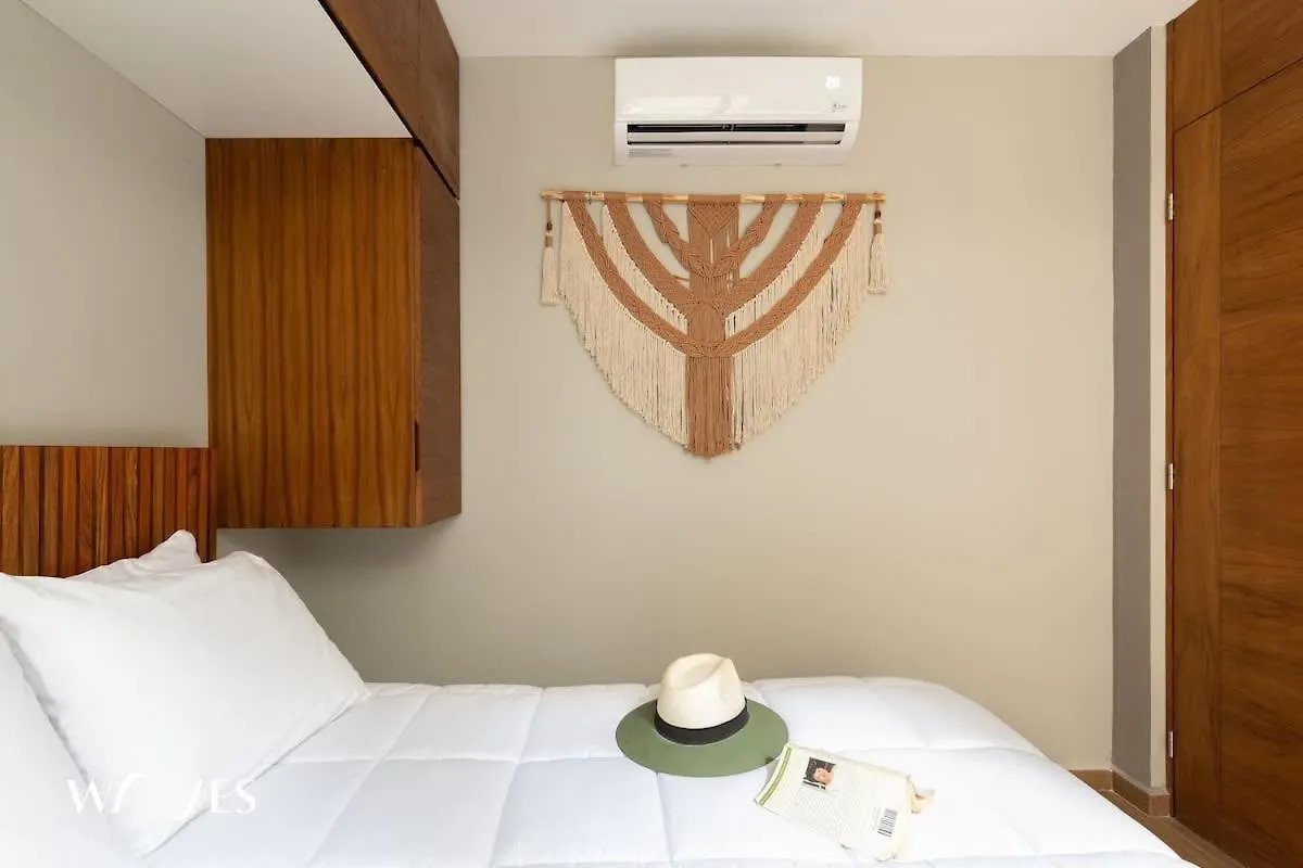 Luminous 2 Bedroom With Roof Pool Close To Hotel Zone By Waves Management Tulum